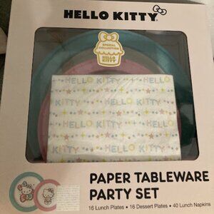 Hello Kitty Paper Tableware Party Set